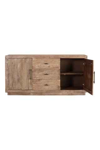 Buffet 2 portes en bois - 175 x 86 x 40 cm