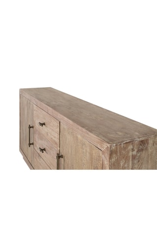 Buffet 2 portes en bois - 175 x 86 x 40 cm