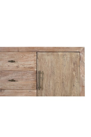 Buffet 2 portes en bois - 175 x 86 x 40 cm