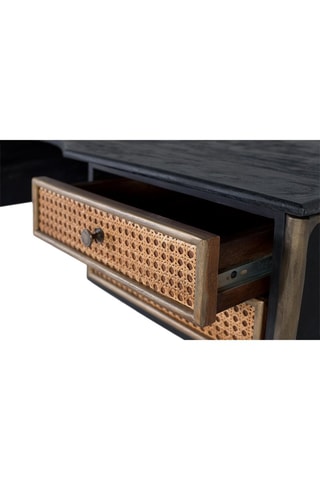 Bureau 4 tiroirs en manguier - 76  x 150 x 65 cm