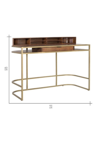 Bureau en manguier - 130 x 95 x 60 cm