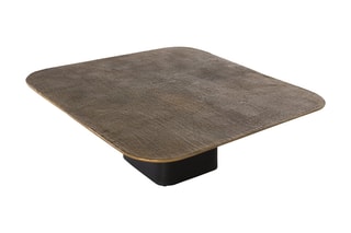 Table basse Bronze et noir