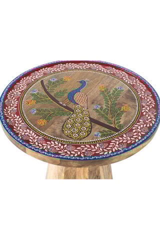 Table basse en manguier - 46 x 56 x 46 cm