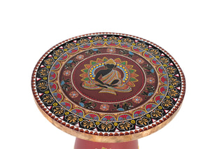 Table basse en manguier - 46 x 56 x 46 cm