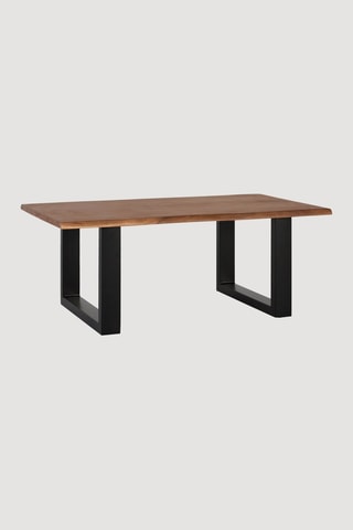 Table basse - Naturel et noir