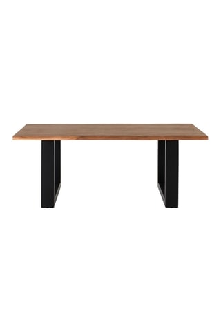 Table basse - Naturel et noir
