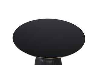 Table basse -  Noir et doré