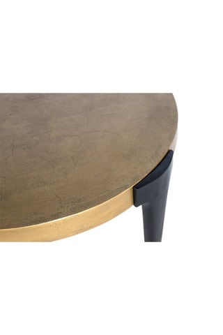 Table basse -  Doré et noir