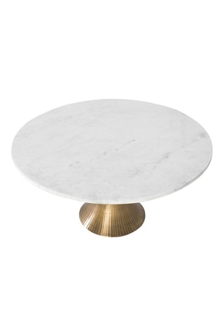 Table basse - Blanc et doré