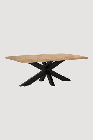 Table basse en manguier massif et bois d’acacia - 120 x 46 x 70 cm