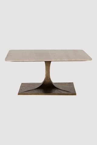 Table basse - Gris et bronze