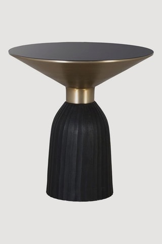 Table d'appoint - Noir et doré
