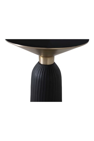 Table d'appoint - Noir et doré