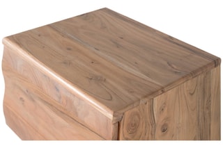 Table de chevet 1 tiroir en acacia - 50 x 40 x 52 cm