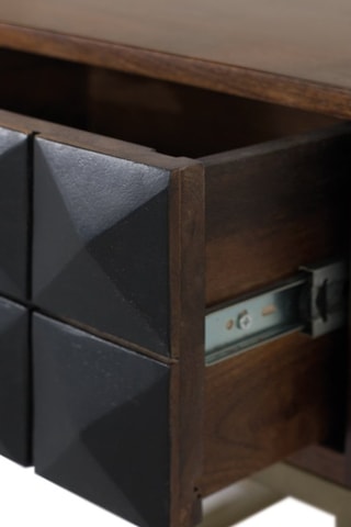 Table de chevet 1 tiroir en manguier - 45 x 50 x 47 cm