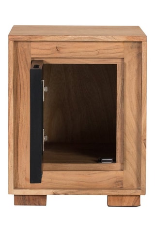 Table de chevet en manguier massif - 40 x 51 x 40 cm