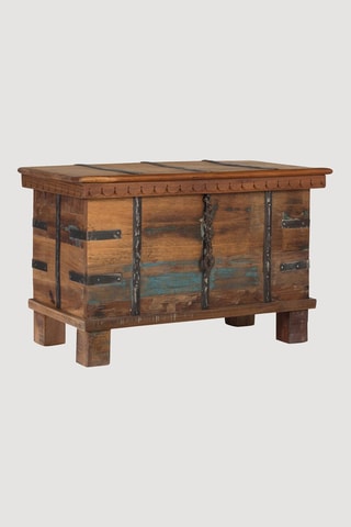 Coffre de rangement en bois - 74 x 46 x 40 cm
