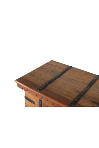 Coffre de rangement en bois - 74 x 46 x 40 cm