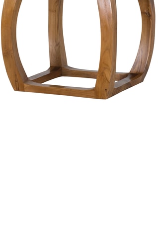 Tabouret en bois de mindi - 45 x 46 x 45 cm