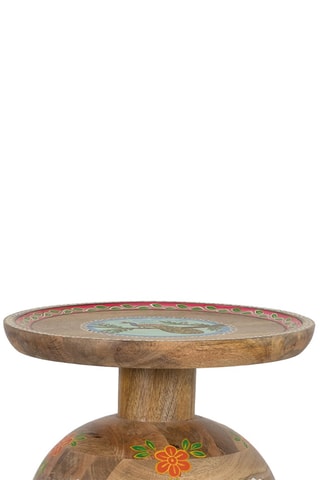Table d’appoint en manguier - 42 x 47 x 42 cm