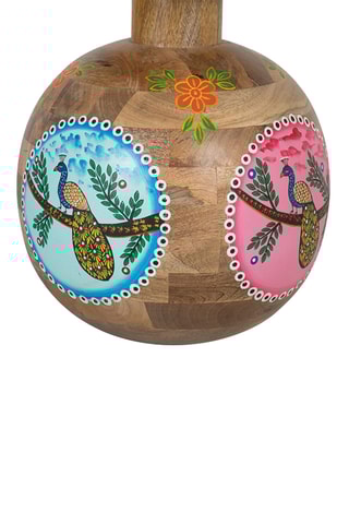 Table d’appoint en manguier - 42 x 47 x 42 cm