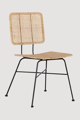 2 chaises en rotin - 45 x 84 x 55 cm