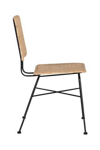 2 chaises en rotin - 45 x 84 x 55 cm