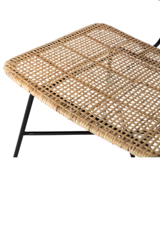 2 chaises en rotin - 45 x 84 x 55 cm