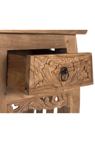 Console 2 tiroirs en teck - 100 x 78 x 37 cm 