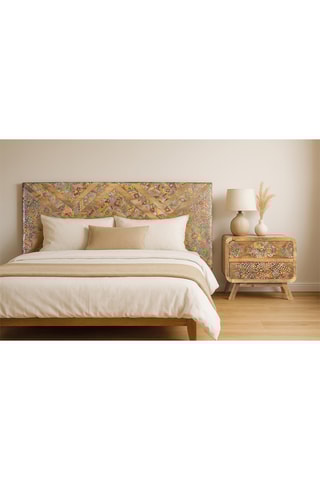 Tête de lit en manguier massif - 80 x 165 x 5 cm