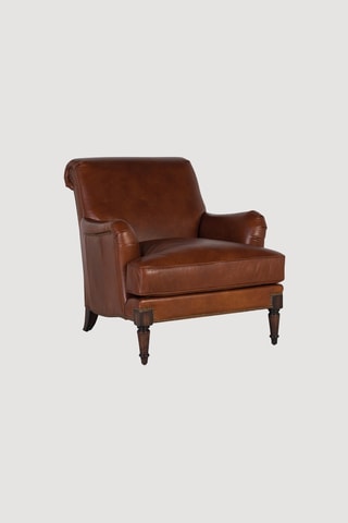 Fauteuil - Marron - En cuir
