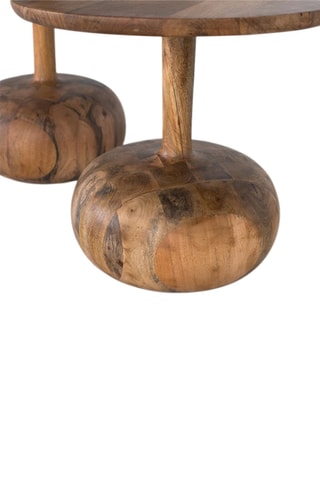 2 tables d’appoint en manguier