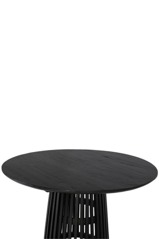 Table à manger en bois de mindi - 120 x 82 x 120 cm