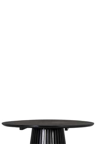 Table à manger en bois de mindi - 120 x 82 x 120 cm