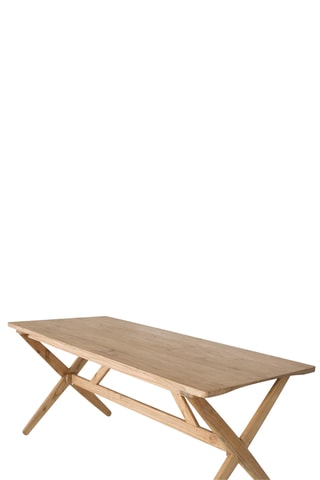 Table à manger en bois de mindi - 180 x 75 x 80 cm