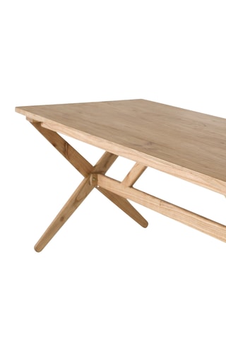 Table à manger en bois de mindi - 180 x 75 x 80 cm