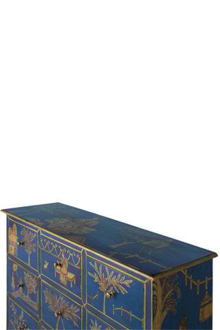 Commode 9 tiroirs en manguier - 120 x 90 x 40 cm 