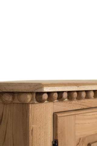 Buffet 2 portes en teck massif - 150 x 86 x 41,5 cm