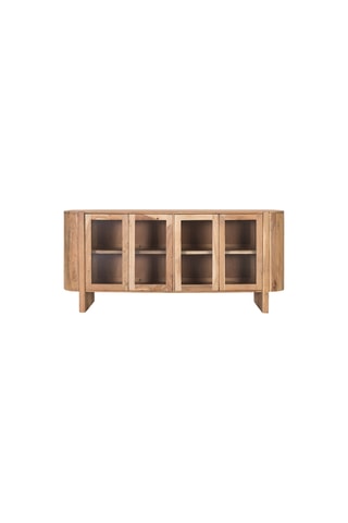 Buffet 4 portes en acacia massif - 180 x 80 x 48 cm