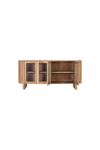 Buffet 4 portes en acacia massif - 180 x 80 x 48 cm