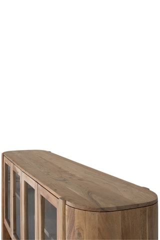 Buffet 4 portes en acacia massif - 180 x 80 x 48 cm