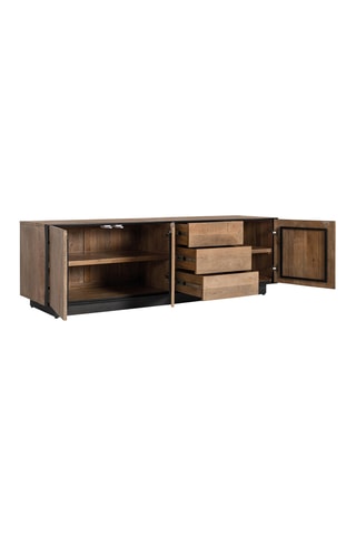 Buffet 3 portes en manguier - 180 x 57 x 44 cm