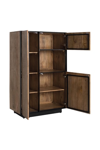 Buffet 3 portes en manguier - 90 x 141 x 47 cm