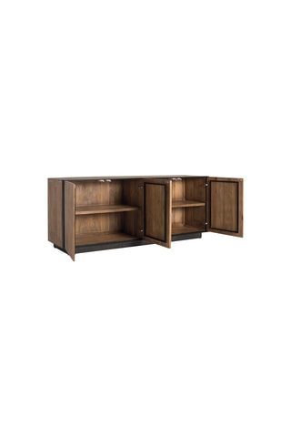Buffet 4 portes en manguier - 200 x 81 x 44 cm