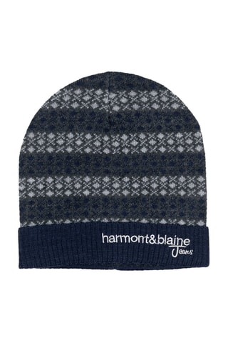 Bonnet en laine - Bleu marine