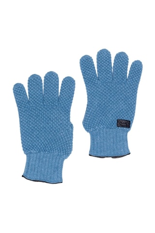 Gants en laine et cachemire - Bleu cobalt