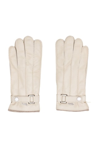 Gants en cuir nappa - Beige