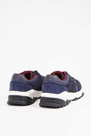 Sneakers en nubuck - Noir et bleu - Harmont & Blaine Jeans