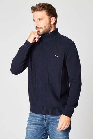Pull en laine Bleu marine