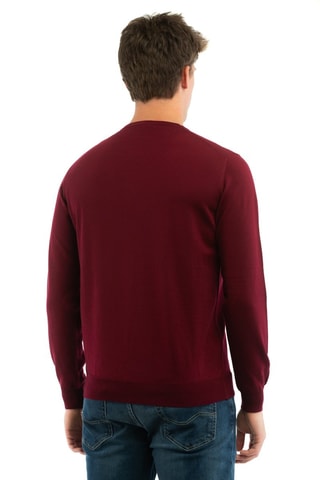 Pull en mérinos - Bordeaux